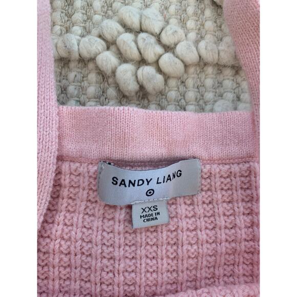 Sandy Liang Designer Collab Target Baby Pink Knit Sweater Tank XXS - Picture 9 of 10